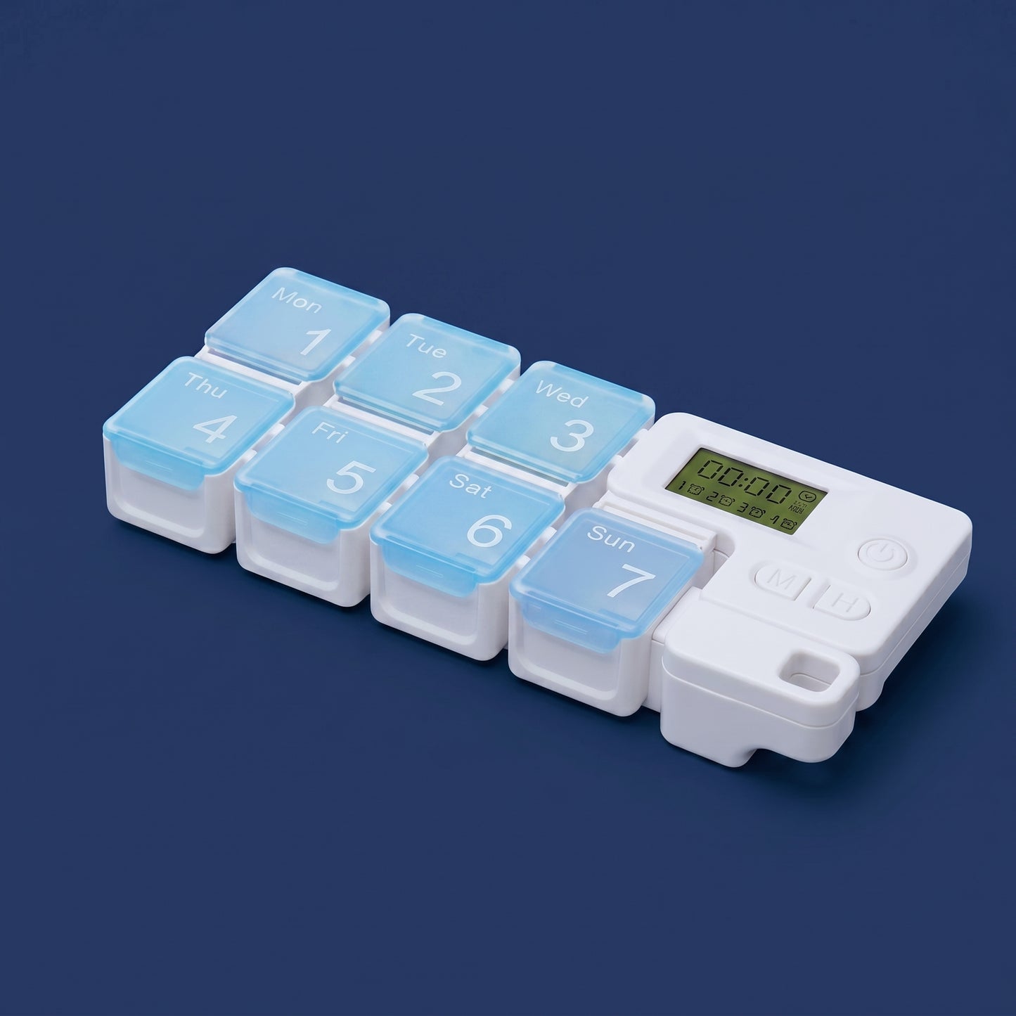 Portable smart compartmentalized pill organizer